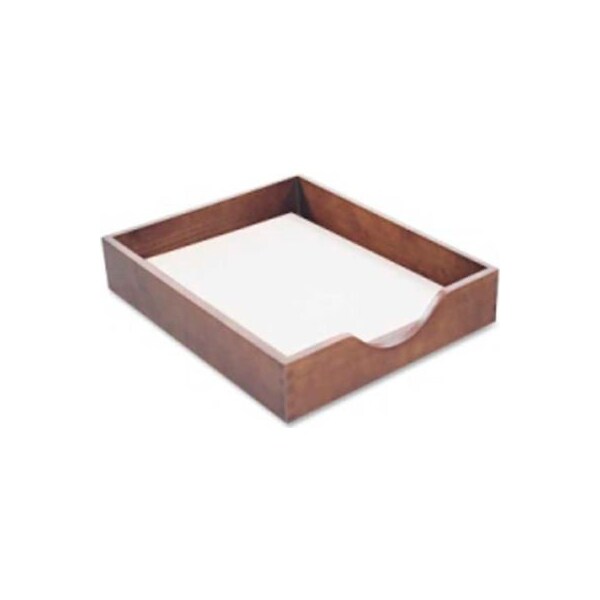 Advantus Wood Desk Tray Letter Size Walnut CW07212 - main